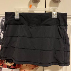 Lululemon black tennis skirt